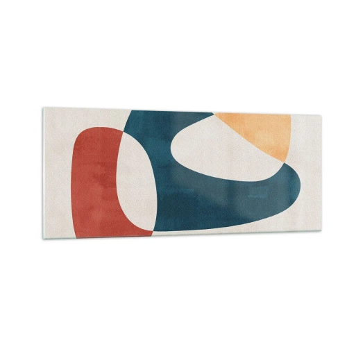 Billede på glas - Påvirkninger og metamorfoser - 100x40 cm