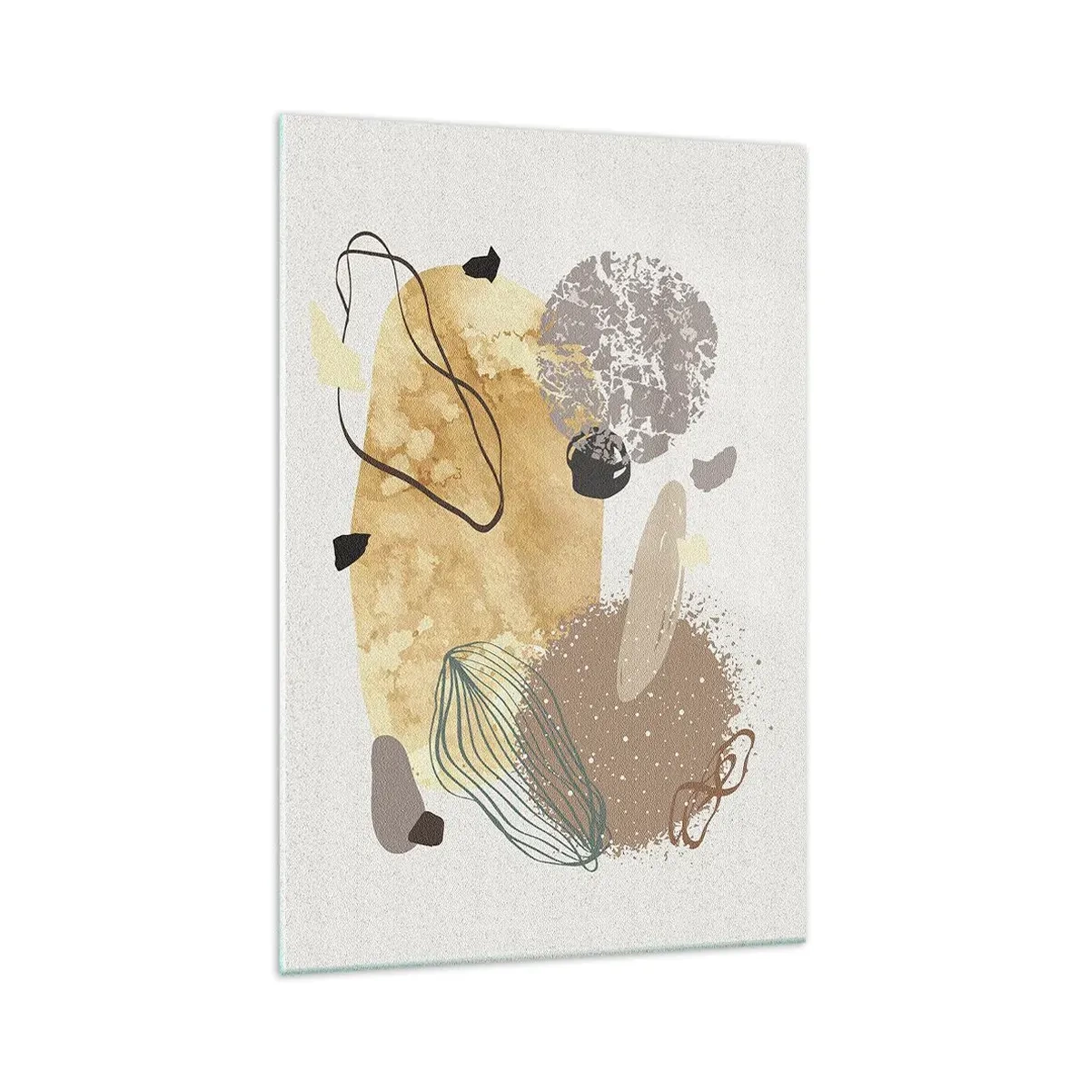 Billede på glas - Anvendt plumkologi - 70x100 cm