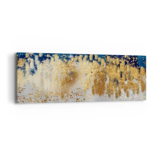 Lærredstryk - Billede på lærred - Moderne komposition med gnist - 90x30 cm