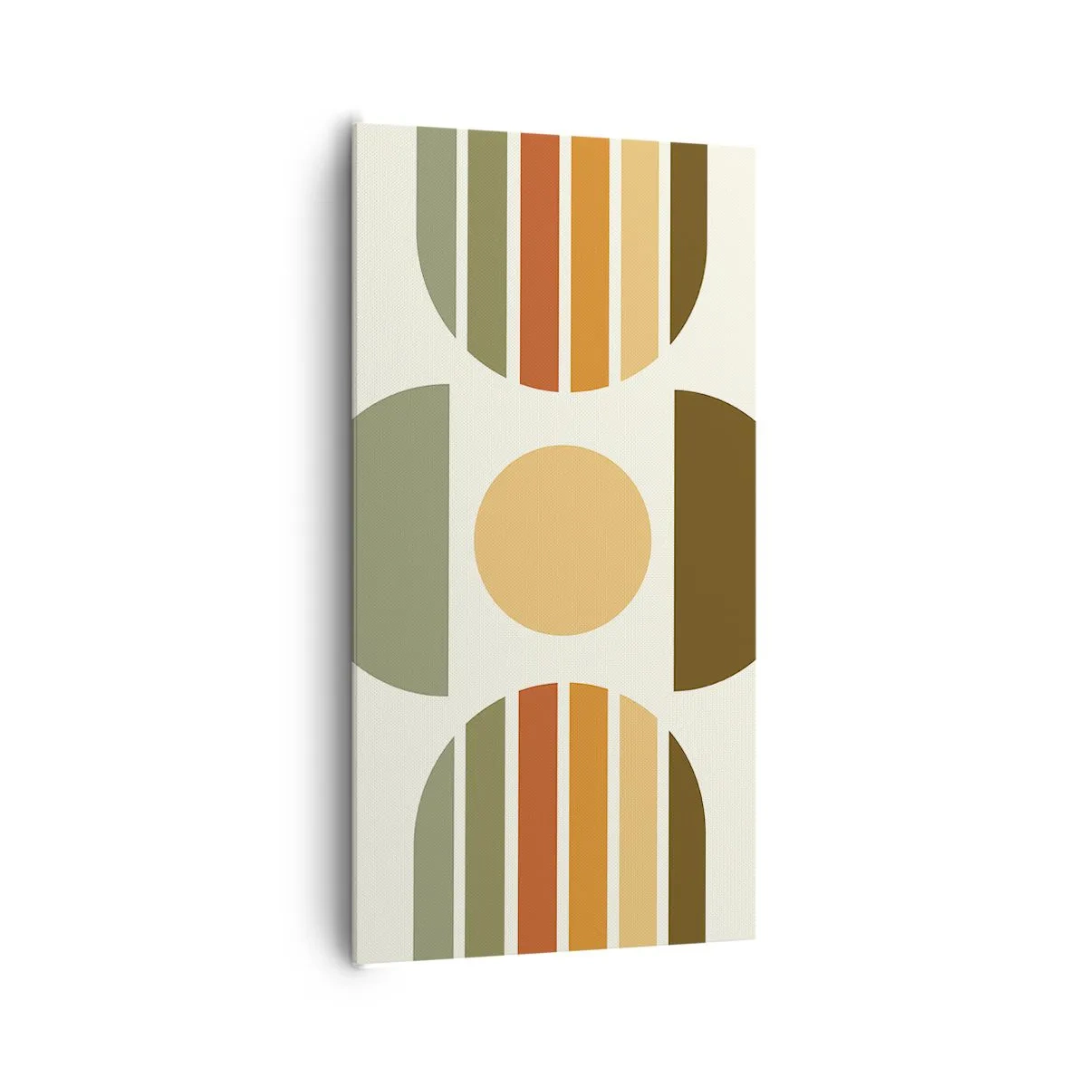 Lærredstryk - Billede på lærred - I jordfarver - 65x120 cm