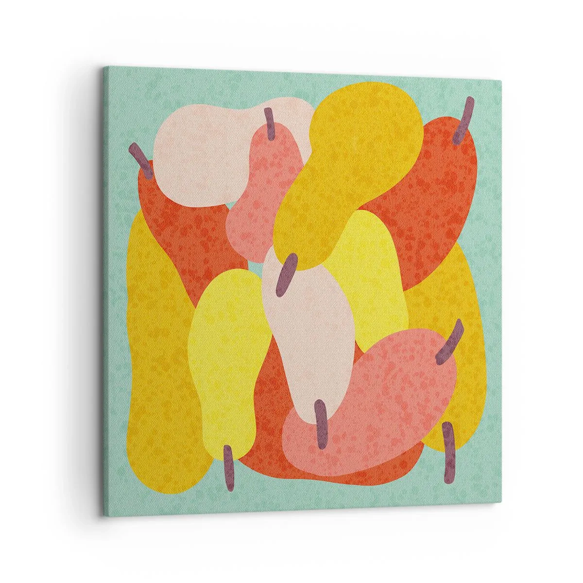 Lærredstryk - Billede på lærred - Smag på sommersolen - 50x50 cm