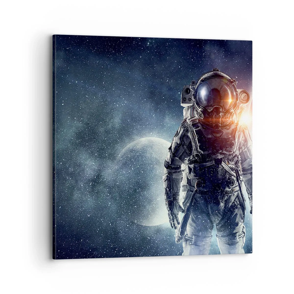 Lærredstryk - Billede på lærred - Et kosmisk eventyr - 70x70 cm
