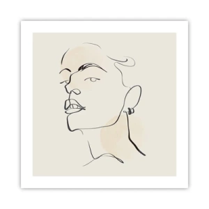 Plakat - Et stolt blik - 50x50 cm