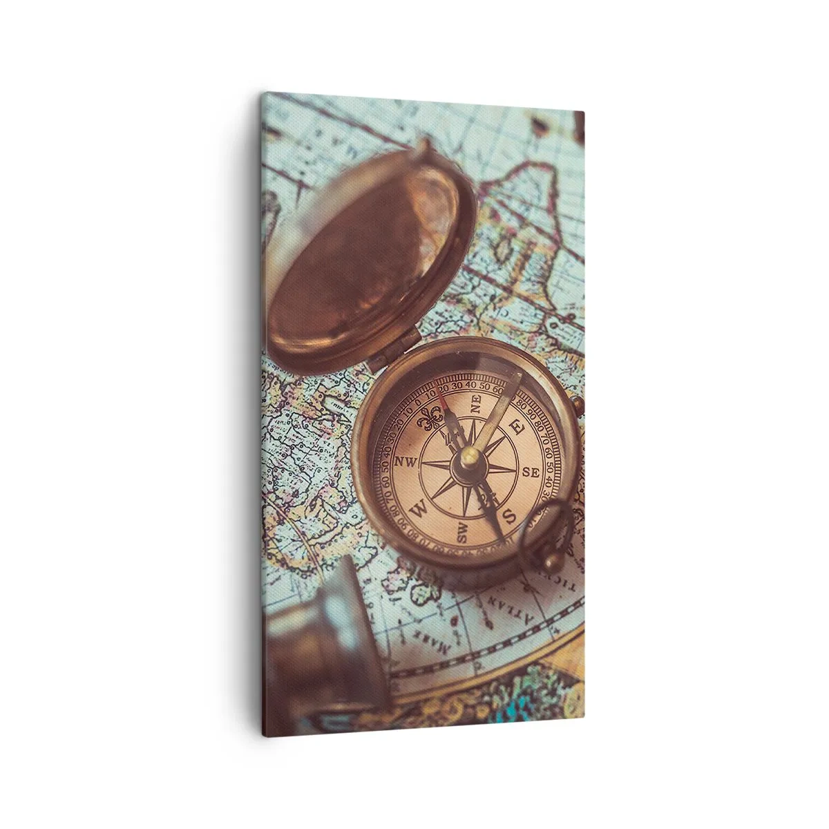 Lærredstryk - Billede på lærred - For eventyreren - 45x80 cm