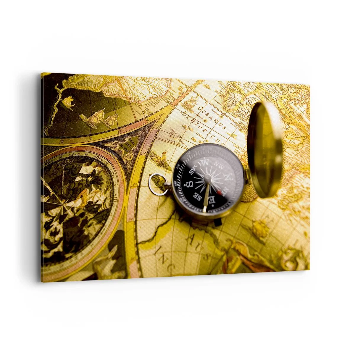 Lærredstryk - Billede på lærred - Eller måske til verdens ende? - 120x80 cm