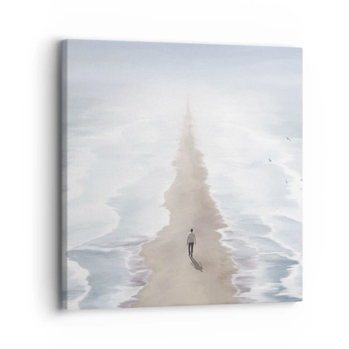 Lærredstryk - Billede på lærred - Lys fremtid - 30x30 cm