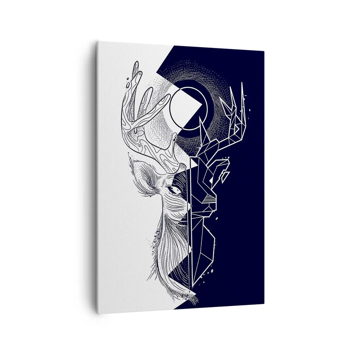 Lærredstryk - Billede på lærred - Modsætningernes kamp og enhed - 70x100 cm