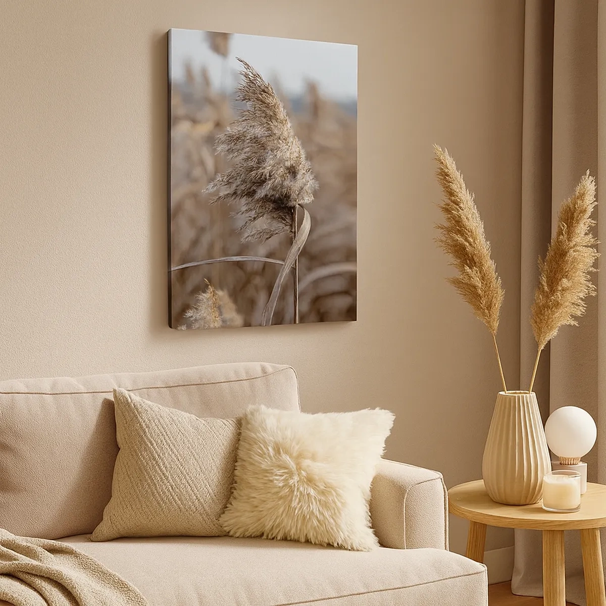 Lærredstryk - Billede på lærred - Tid til at flyve væk med vinden - 50x70 cm