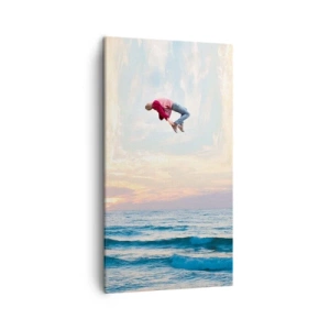 Lærredstryk - Billede på lærred - Til en anden dimension - 45x80 cm