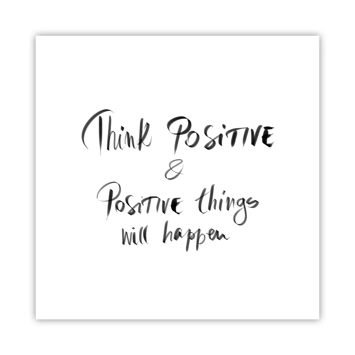 Plakat - Hvordan skal man leve? - 30x30 cm