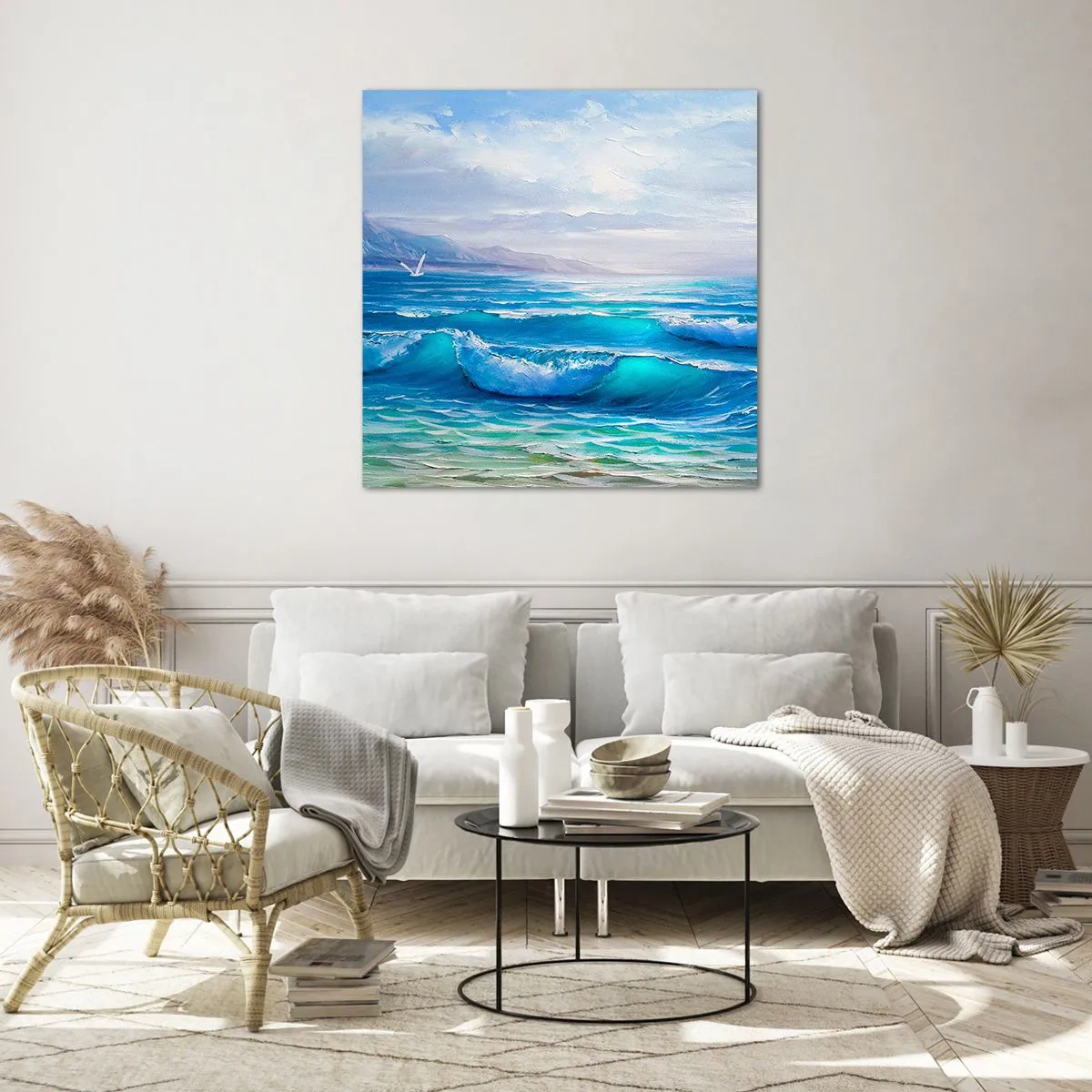 Billede på glas - Giver trøst - 50x50 cm