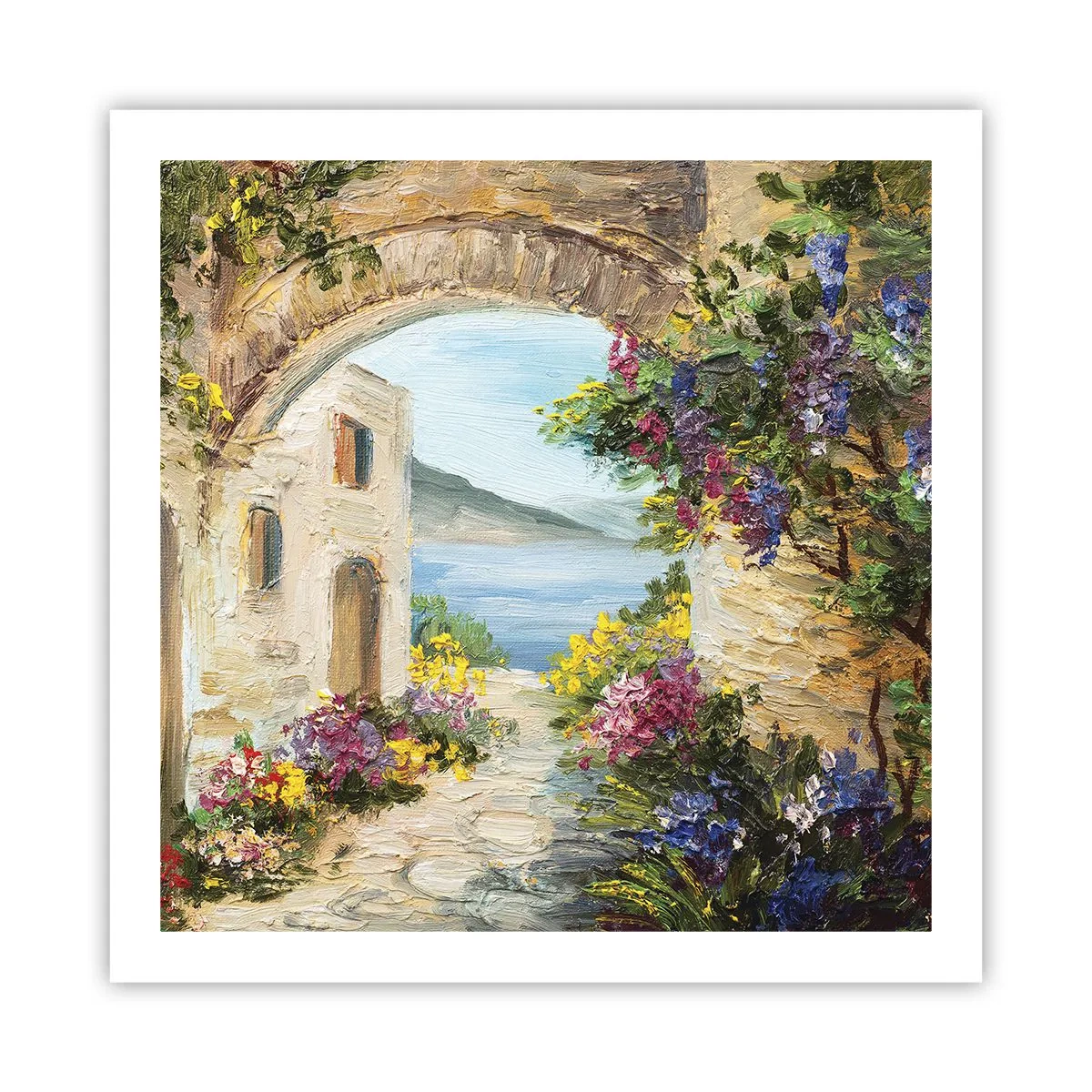 Plakat - Charmen af kystlandskabet - 60x60 cm