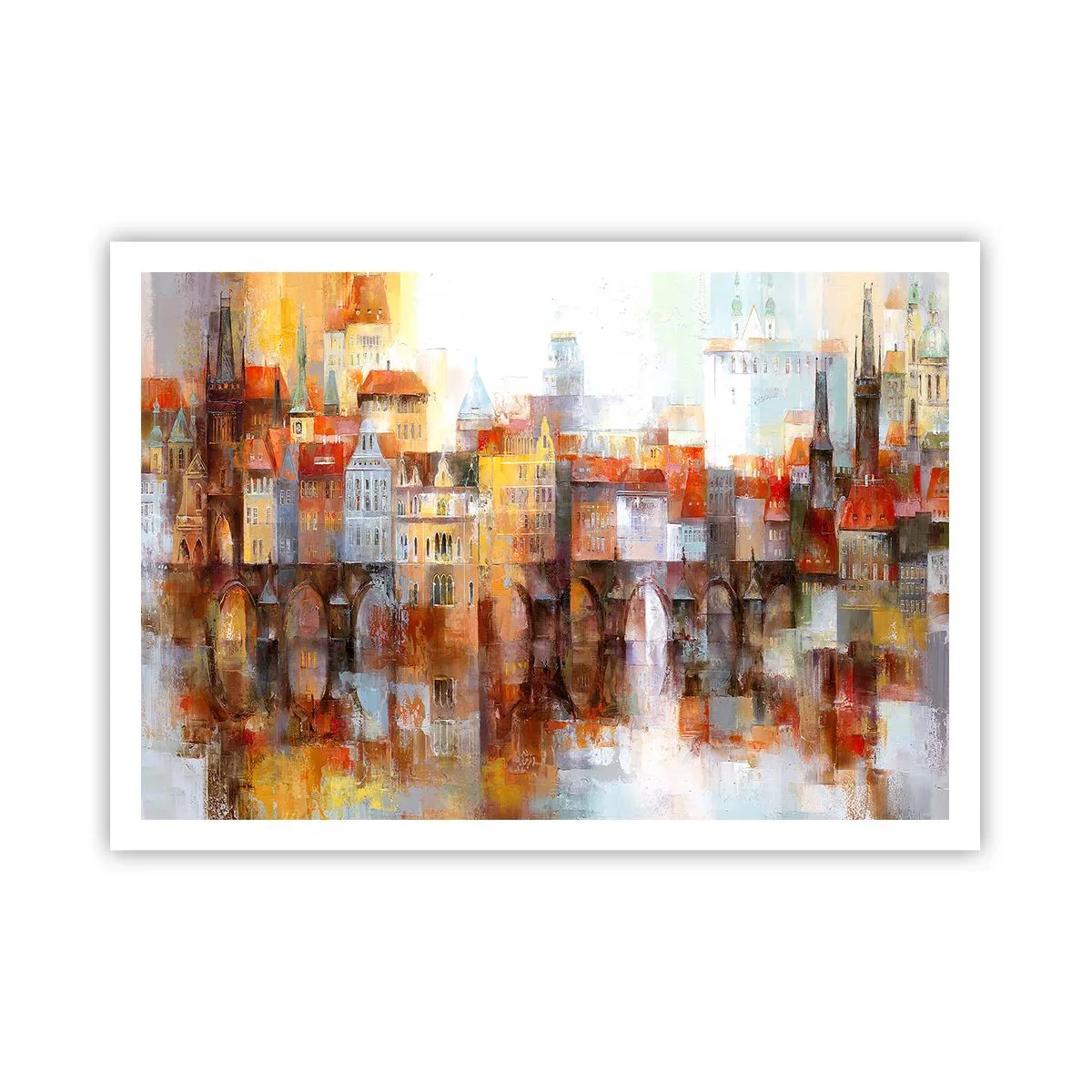 Plakat - Under broen også smuk - 100x70 cm