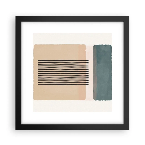 Plakat i sort ramme - Alt er i god stand - 30x30 cm