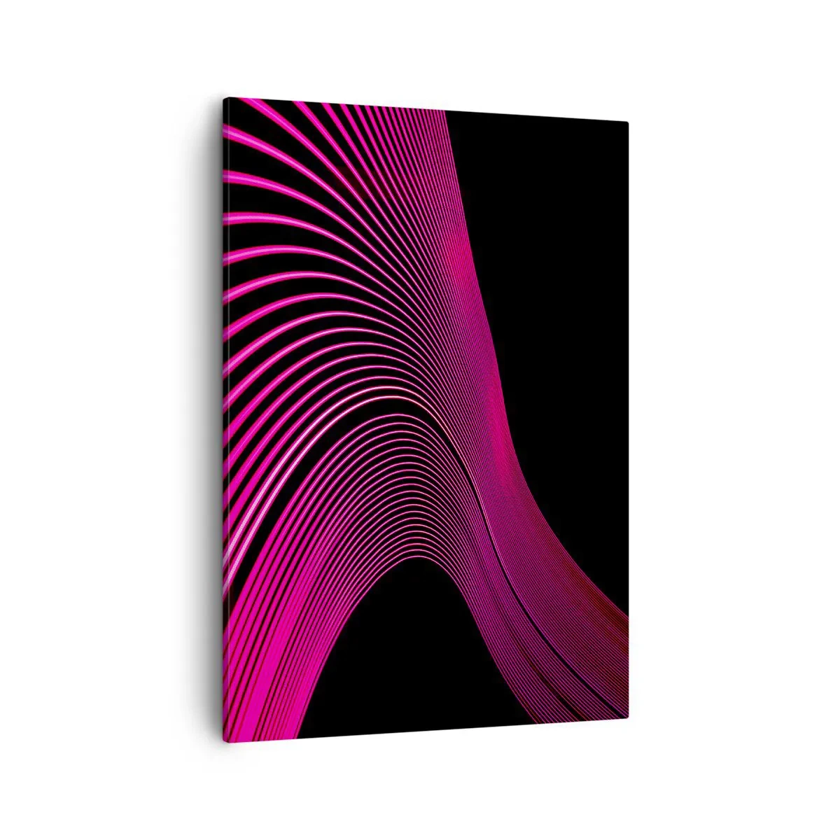 Lærredstryk - Billede på lærred - En allé af lys - 50x70 cm