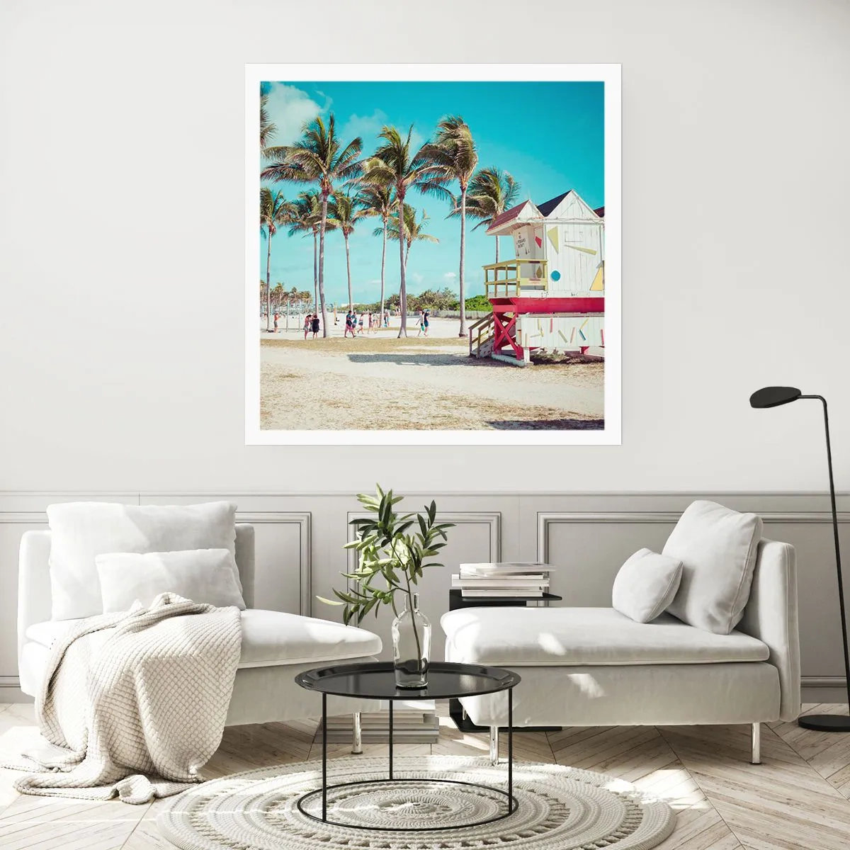 Plakat - En smuk dag foran dig - 40x40 cm