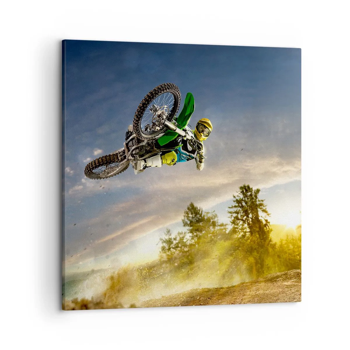 Lærredstryk - Billede på lærred - Tænd for dine følelser! - 50x50 cm