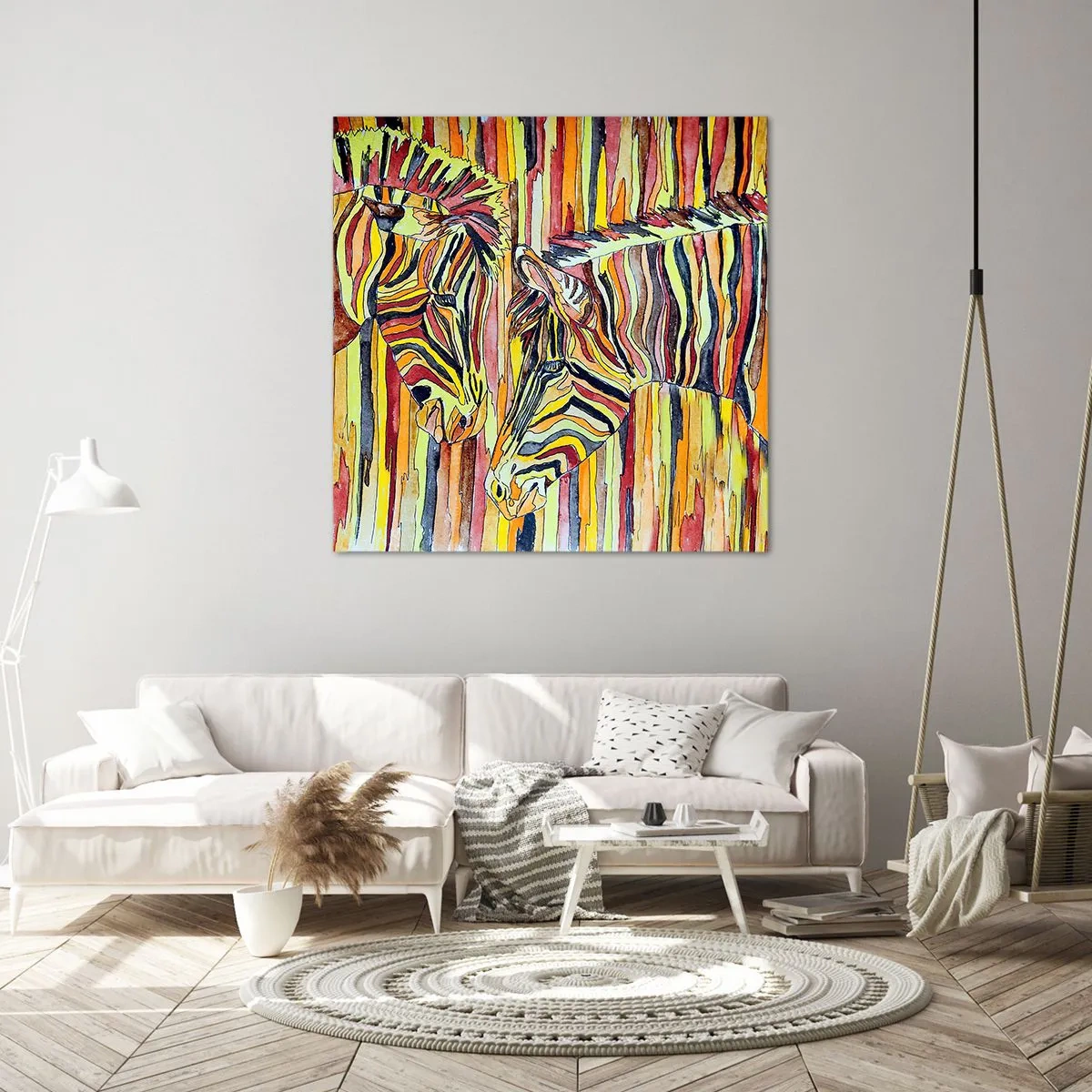 Lærredstryk - Billede på lærred - Så du også... - 70x70 cm