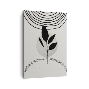 Lærredstryk - Billede på lærred - Komposition: naturens ritualer - 50x70 cm