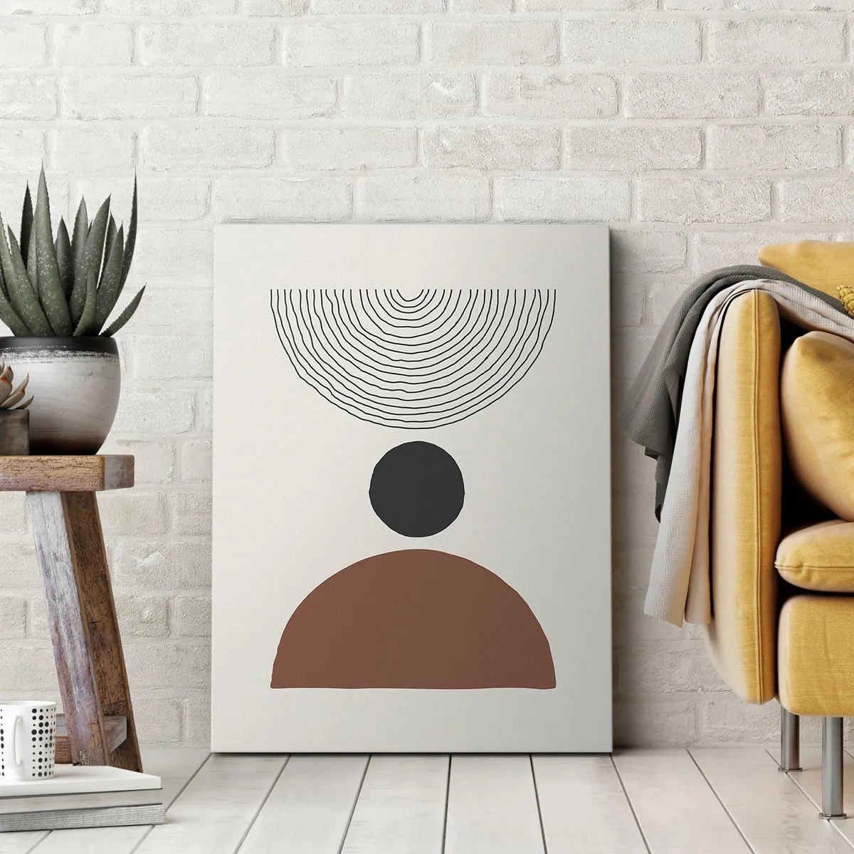 Lærredstryk - Billede på lærred - I rampelyset - 70x100 cm