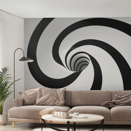 Fototapet Selvklæbende Deluxe Sticker - Overgiver du dig til vortexen? - Abstraktion, 3D, Vortex - 350x256 cm