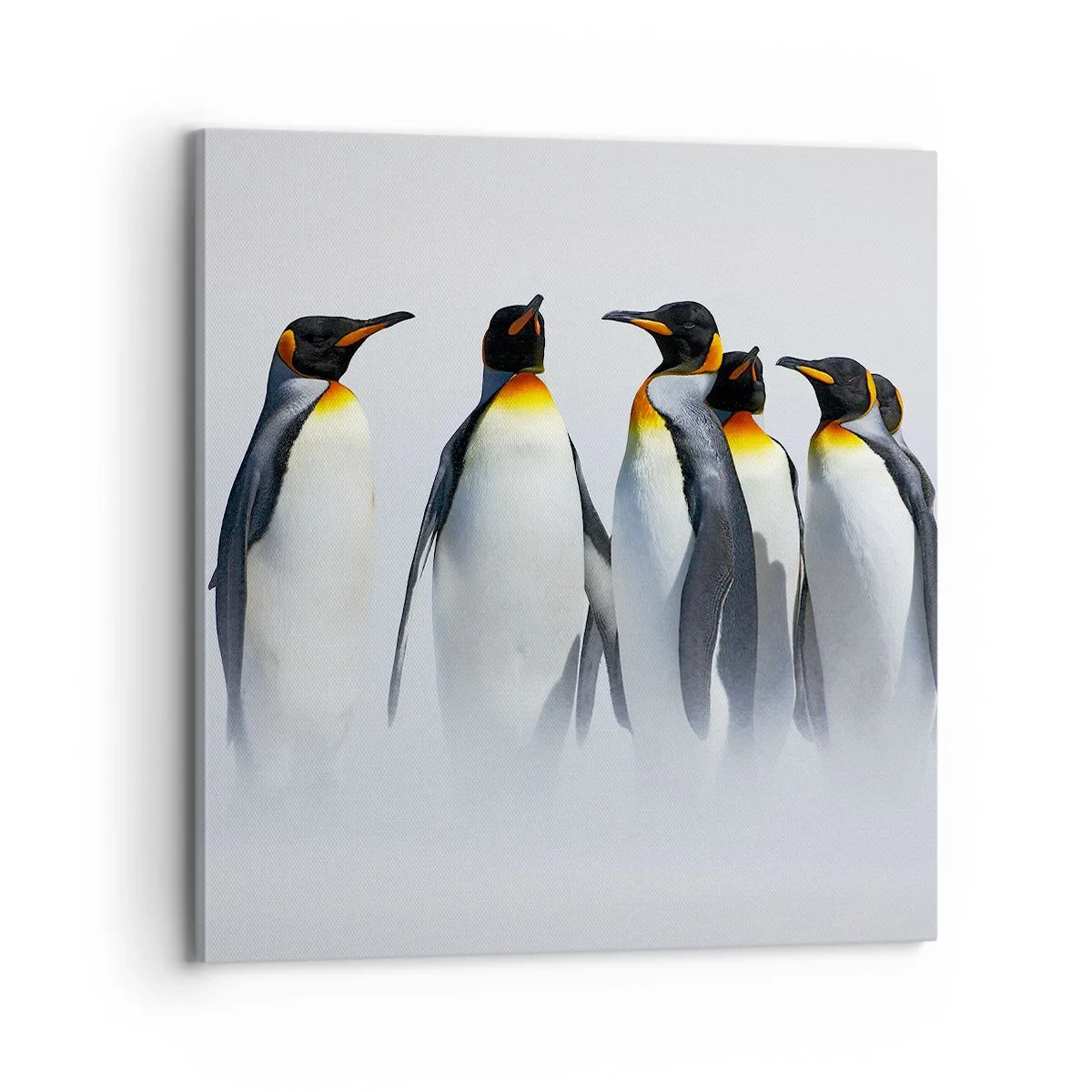 Lærredstryk - Billede på lærred - Møde i aftenkjole - 70x70 cm