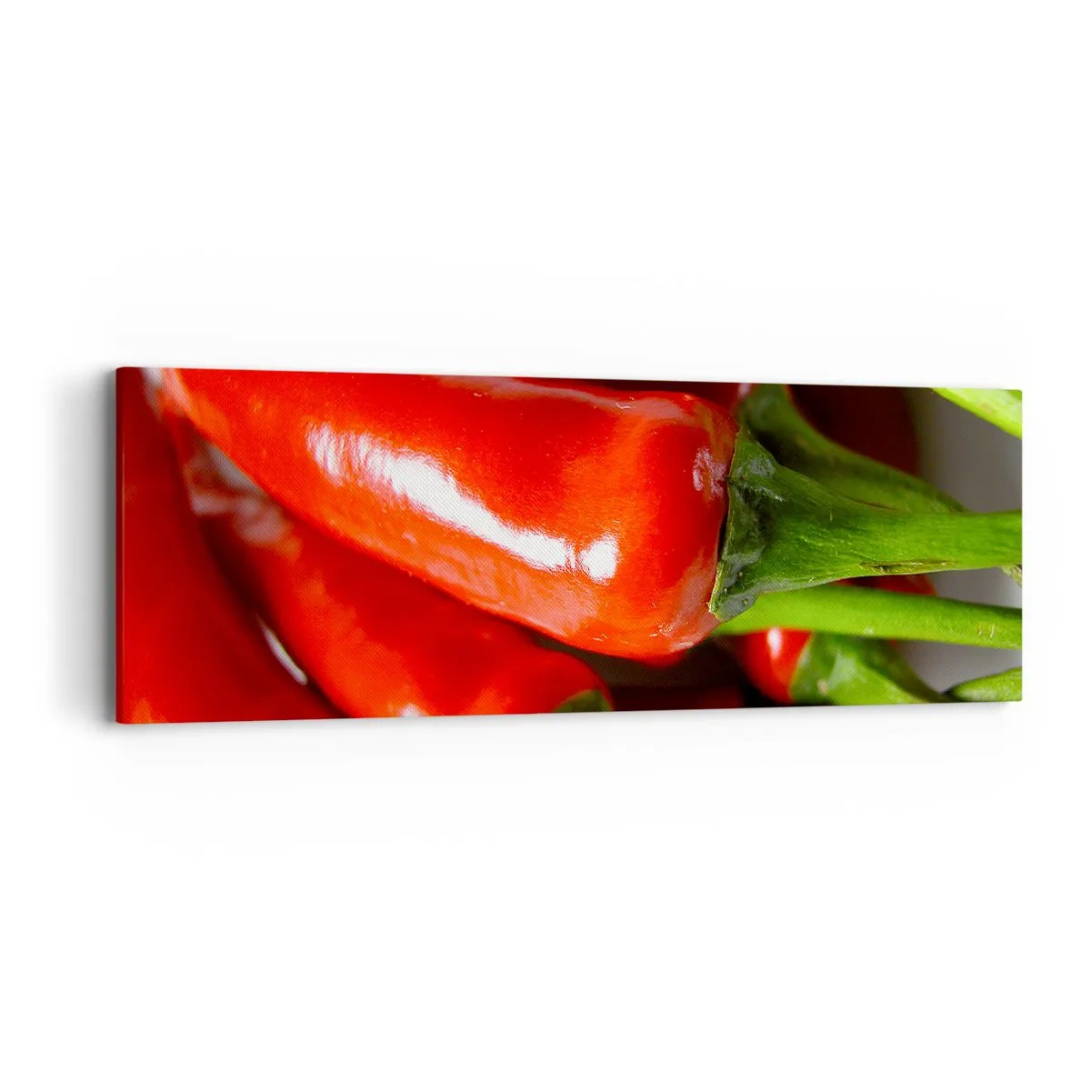 Lærredstryk - Billede på lærred - Saftig, skinnende, glat - 90x30 cm