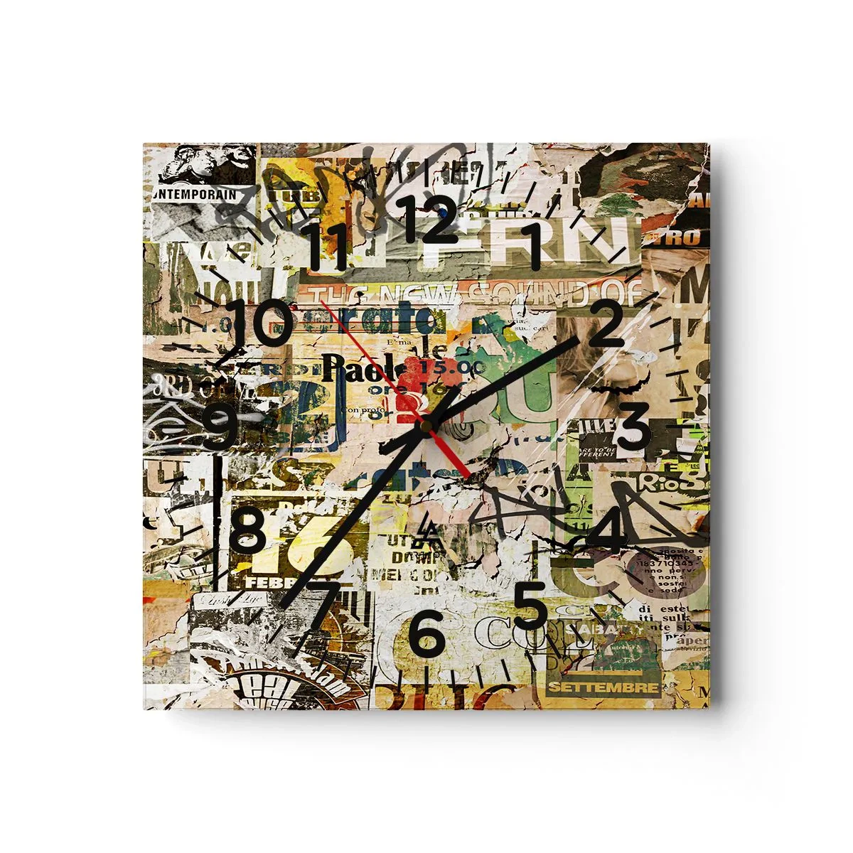 Vægur, Uret - Åh, det er ved at ske... - 30x30 cm