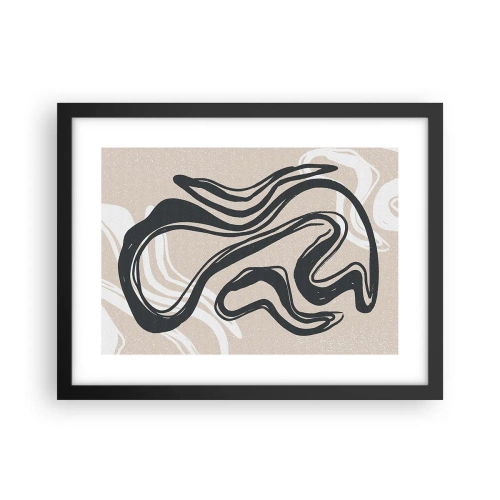Plakat i sort ramme - Multipliceret udtryk - 40x30 cm
