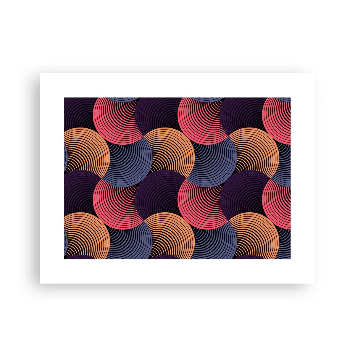 Plakat - I en cirkulær rytme - 40x30 cm