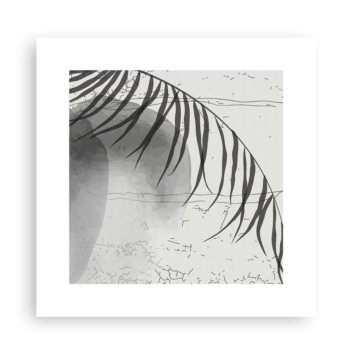 Plakat - Den subtile eksotisme i naturen - 30x30 cm