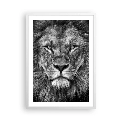 Plakat i hvid ramme - I kroningsklædning - 50x70 cm