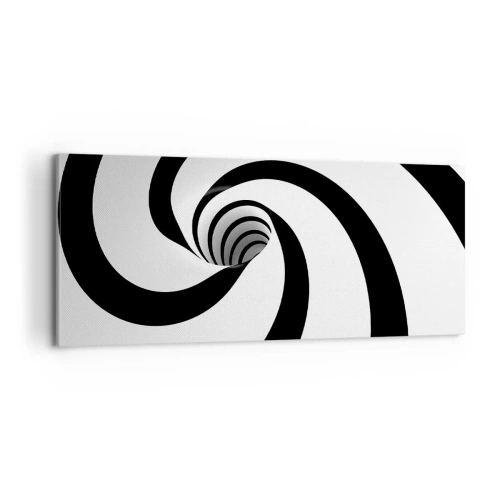 Lærredstryk - Billede på lærred - Overgiver du dig til vortexen? - 100x40 cm