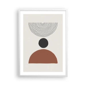 Plakat i hvid ramme - I rampelyset - 50x70 cm