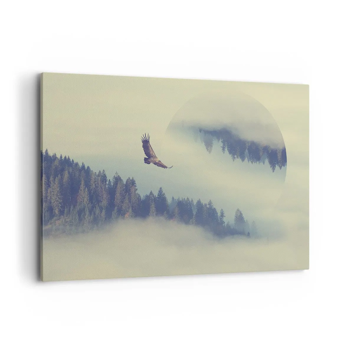 Lærredstryk - Billede på lærred - Jeg så en ørnes skygge - 120x80 cm