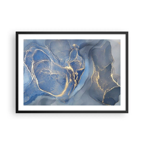 Plakat i sort ramme - Guldstøv - 70x50 cm