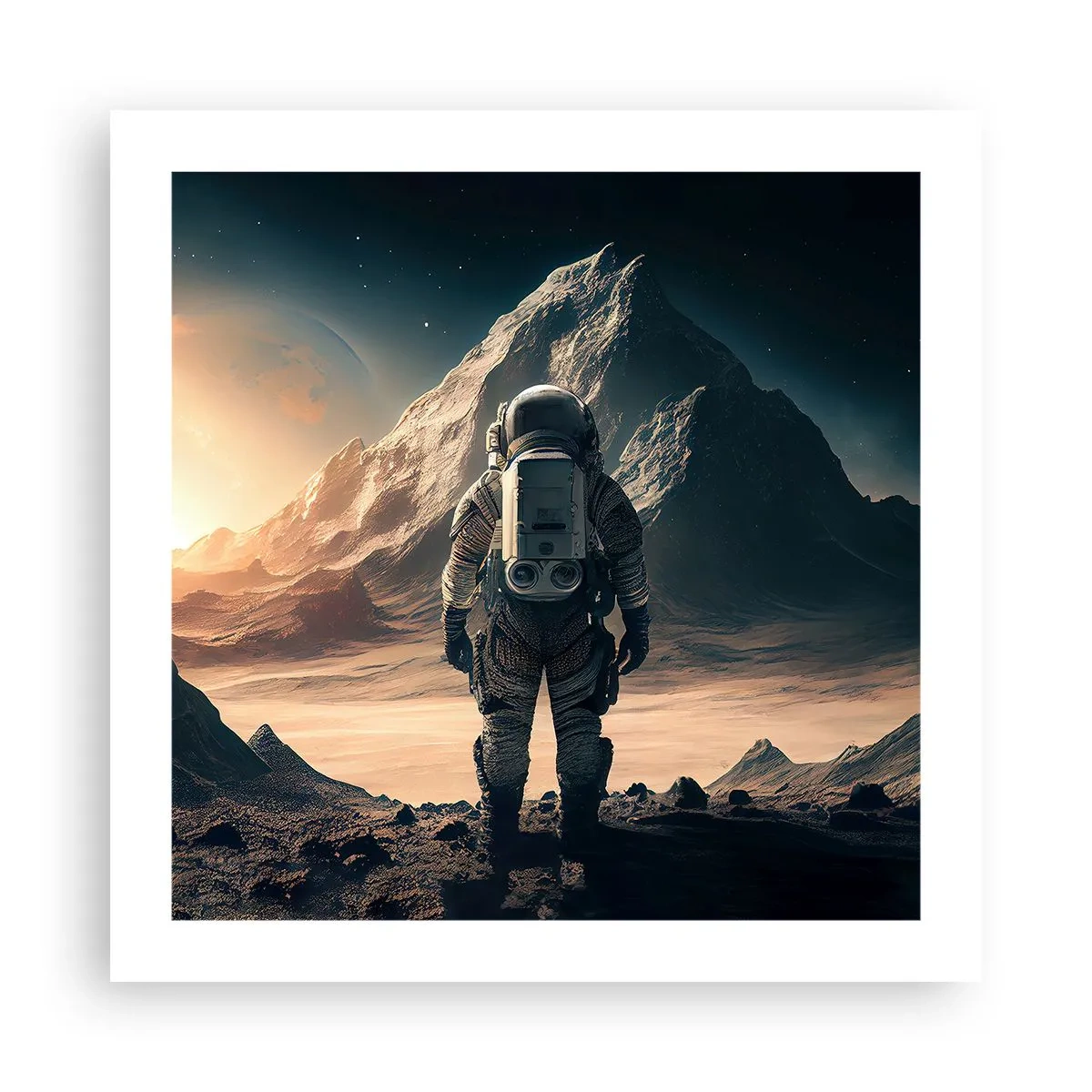 Plakat - En ny udfordring - 50x50 cm