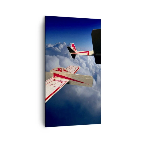 Lærredstryk - Billede på lærred - Endnu højere, endnu længere - 45x80 cm