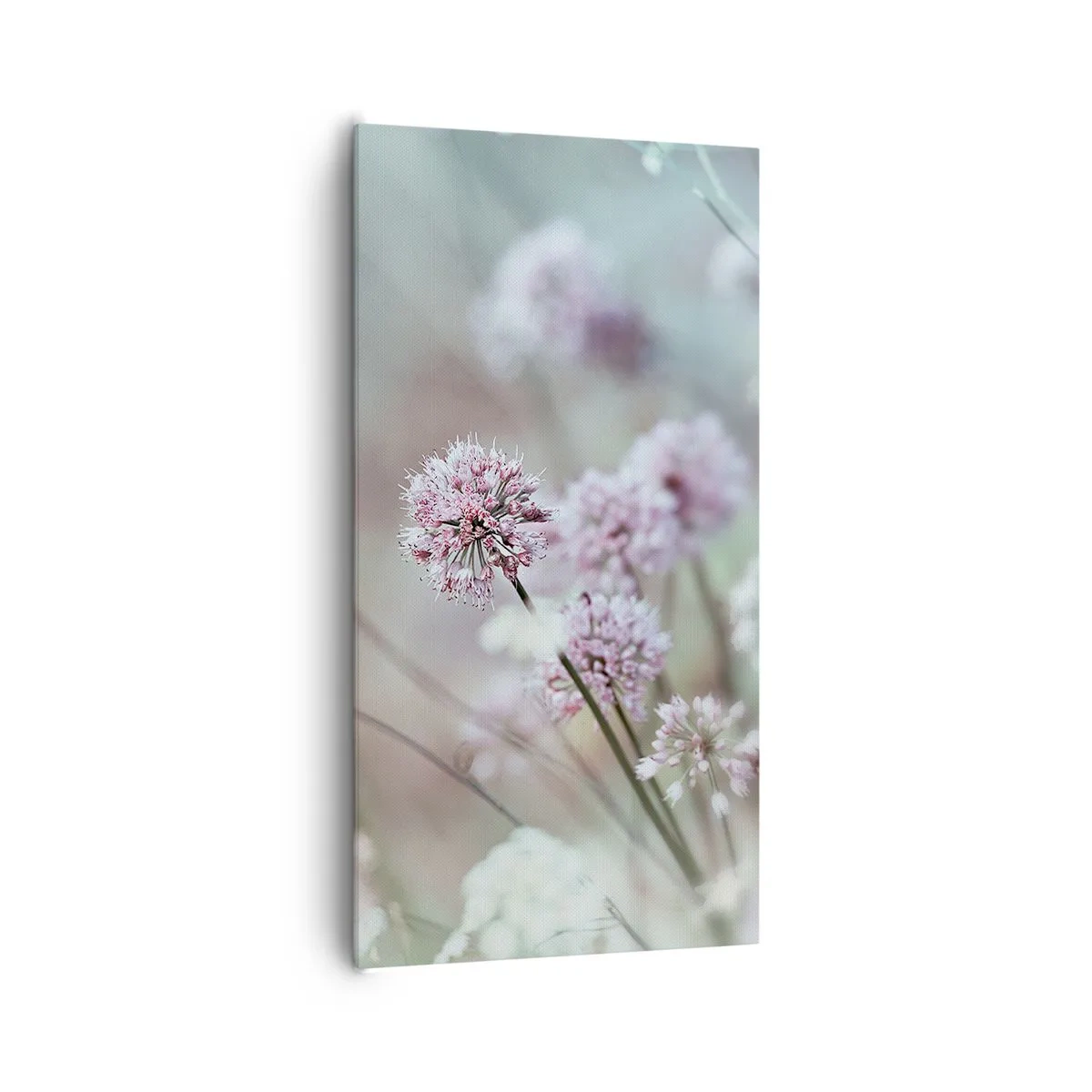 Lærredstryk - Billede på lærred - Søde filigranurter - 65x120 cm