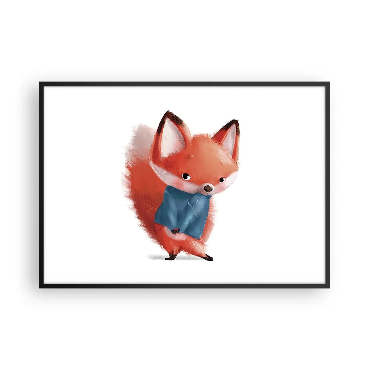Plakat i sort ramme - Ser jeg smuk ud i den her? - 100x70 cm