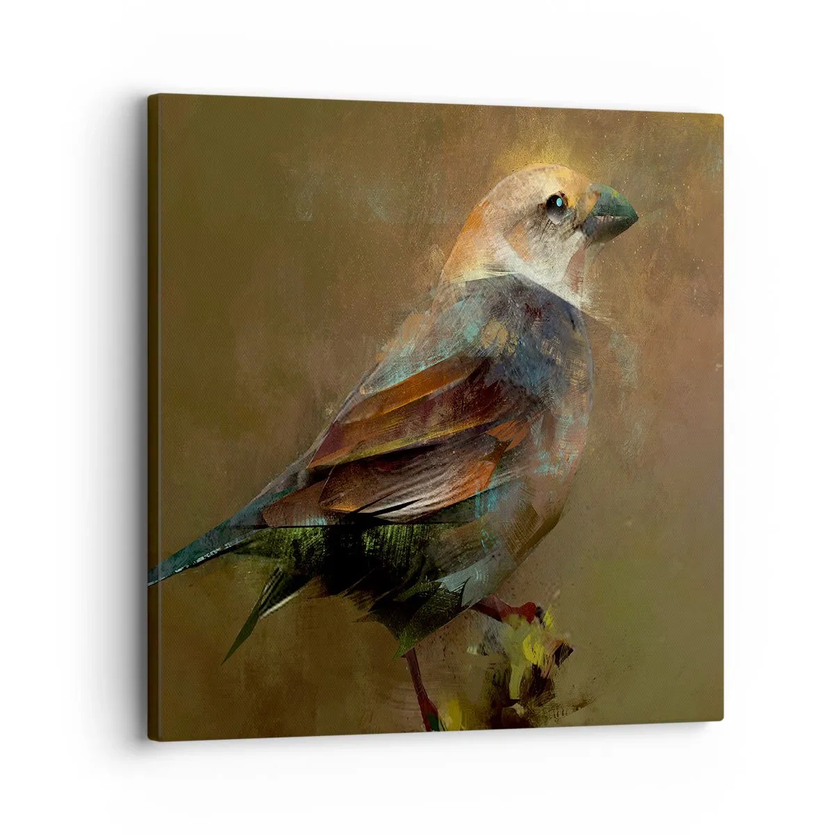 Lærredstryk - Billede på lærred - Lille spurv, lille fugl - 30x30 cm