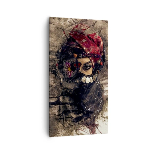 Lærredstryk - Billede på lærred - Foruroligende for at sige det mildt - 55x100 cm