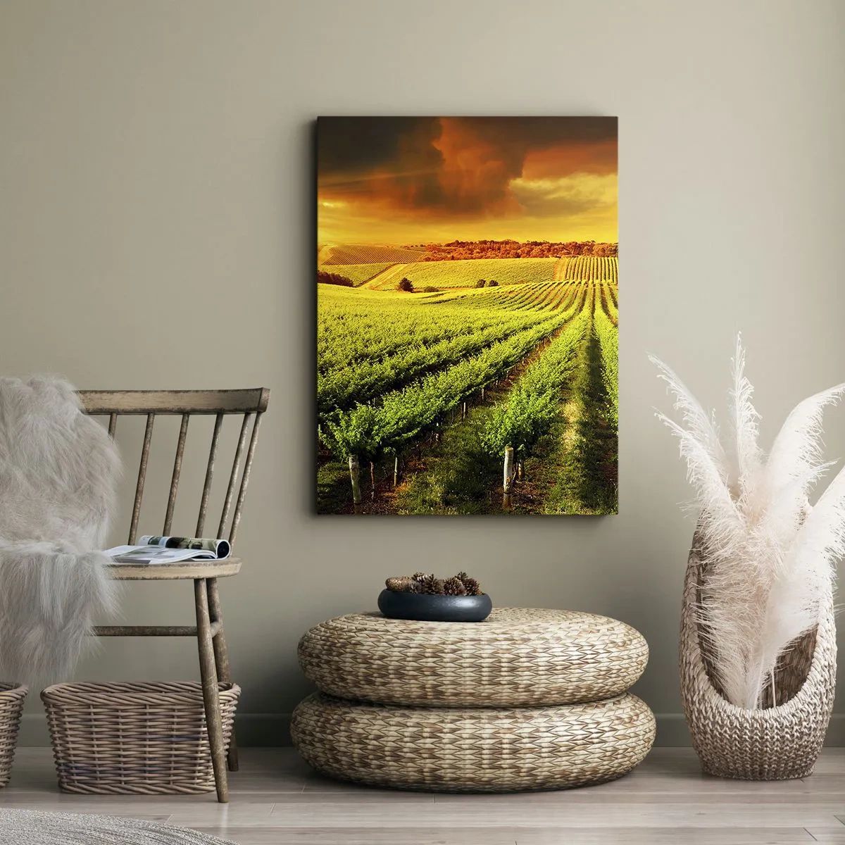 Lærredstryk - Billede på lærred - Under den australske sol - 50x70 cm