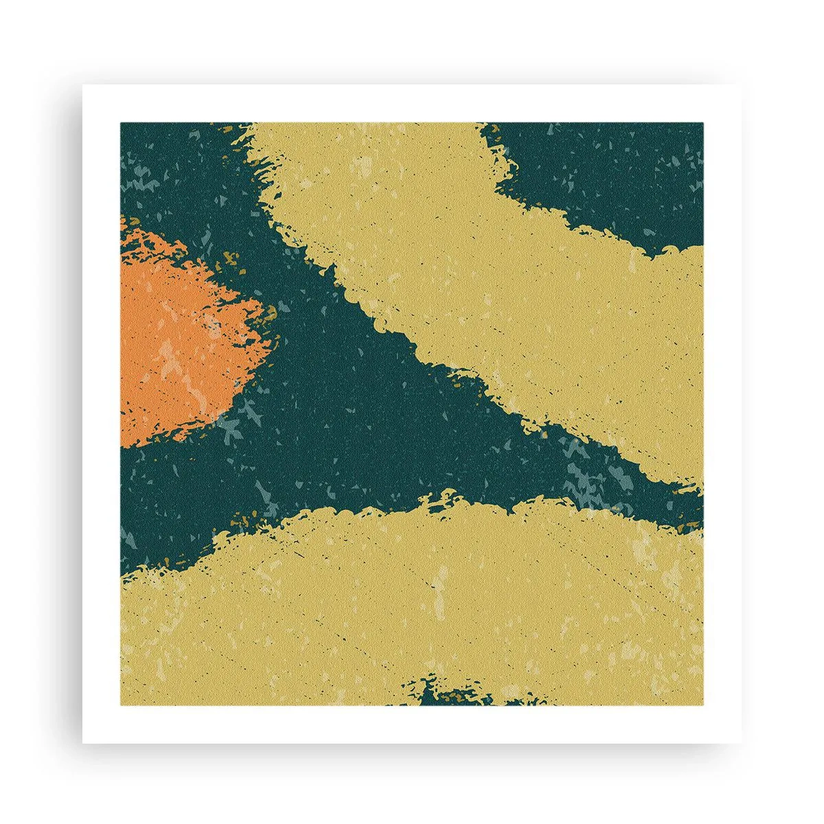 Plakat - Abstraktion - i slowmotion - 60x60 cm