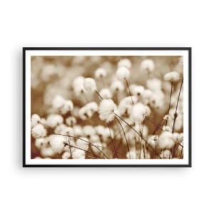 Plakat i sort ramme - Fyldig mark - 100x70 cm