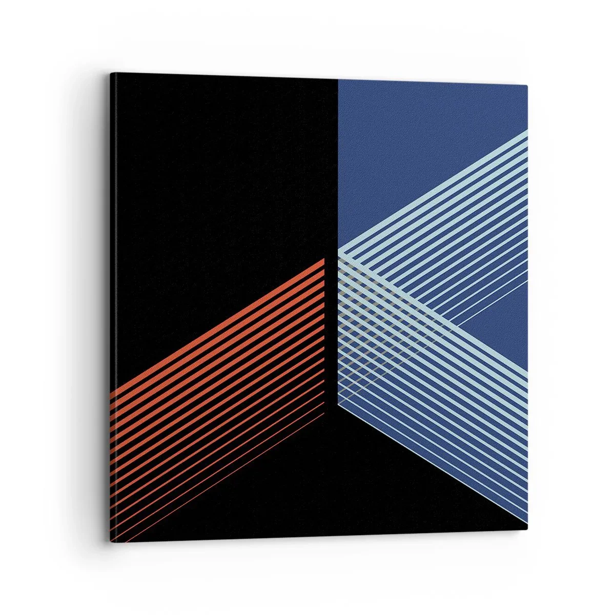 Lærredstryk - Billede på lærred - En simpel historie - 70x70 cm