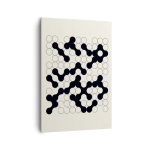 Lærredstryk - Billede på lærred - Kinesisk spil - variation - 70x100 cm
