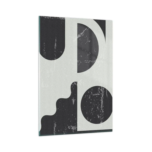 Billede på glas - Komposition over og under - 80x120 cm