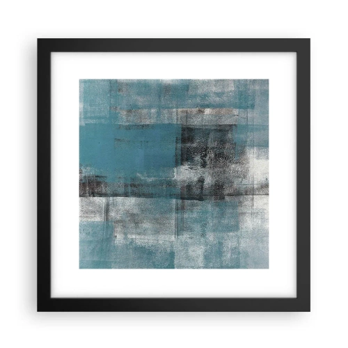 Plakat i sort ramme - Vand og luft - 30x30 cm