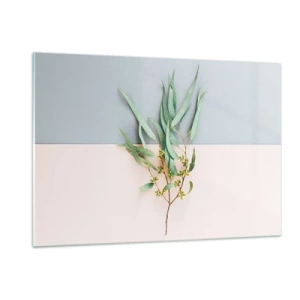 Billede på glas - Pastelfarvernes subtilitet - 120x80 cm